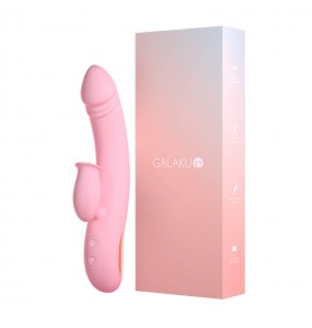 Japan GALAKU - SUNNY Twisting Licking Massager Vibrator (Chargeable - Pink)